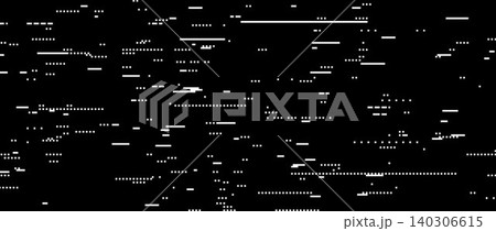 Static noise texture background. Glitch vhs pixel wallpaper. Bad television signal screen concept. Random rippled video tape overlay. Image distorted distressed interference backdrop effect. Vector 140306615