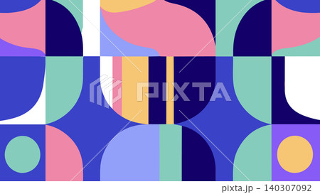 Bold Retro Shape Background 140307092