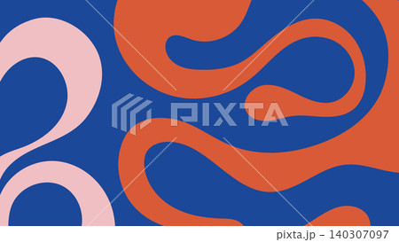 Playful Organic Shapes Background Playful Organic Shapes Background 140307097