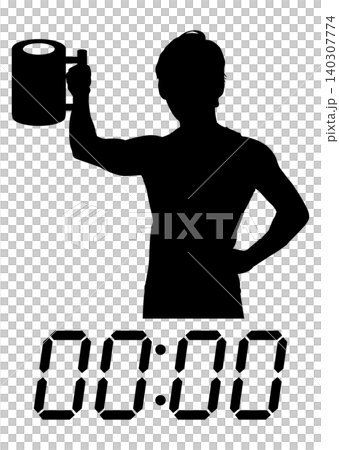 一個啤酒杯和一個人 一個啤酒杯和一個人 140307774
