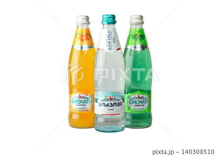 Tbilisi, Georgia, May 28, 2025: Borjomi lemonade, PNG 140308510