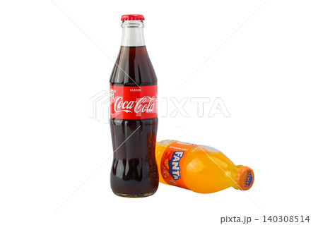 Tbilisi, Georgia, May 28, 2026: Fanta and Cola. Concept of refreshment, PNG Tbilisi, Georgia, May 28, 2026: Fanta and Cola. Concept of refreshment, PNG 140308514