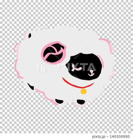 羊年插圖圖標 羊年插圖圖標 140308980