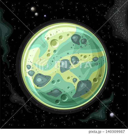 Vector exotic Planet Vector exotic Planet 140309987