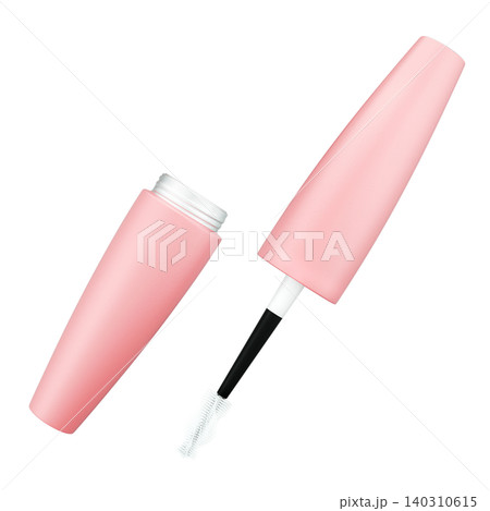 Mascara brush makeup 3d Illustration Mascara brush makeup 3d Illustration 140310615