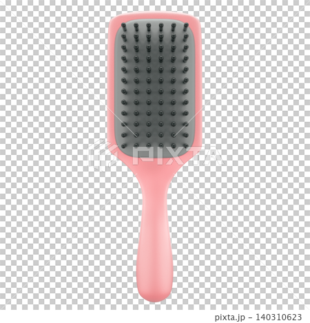 Hair brush, beauty and cosmetic, 3d Illustration Hair brush, beauty and cosmetic, 3d Illustration 140310623