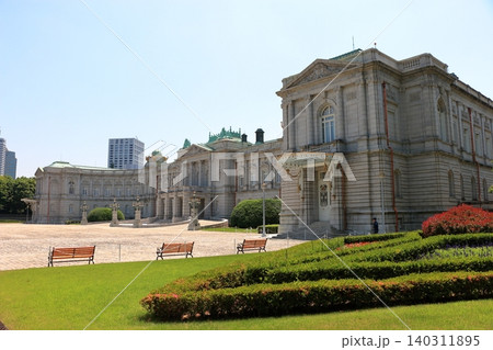 Japan's Akasaka Palace, currently the State Guest House, a National Treasure in Tokyo Japan Japan's Akasaka Palace, currently the State Guest House, a National Treasure in Tokyo Japan 140311895