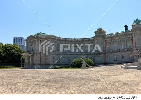 Japan's Akasaka Palace, currently the State Guest House, a National Treasure in Tokyo Japan Japan's Akasaka Palace, currently the State Guest House, a National Treasure in Tokyo Japan 140311897