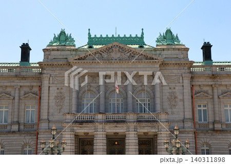 Japan's Akasaka Palace, currently the State Guest House, a National Treasure in Tokyo Japan Japan's Akasaka Palace, currently the State Guest House, a National Treasure in Tokyo Japan 140311898