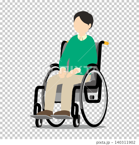 車椅子_男性 車椅子_男性 140311902