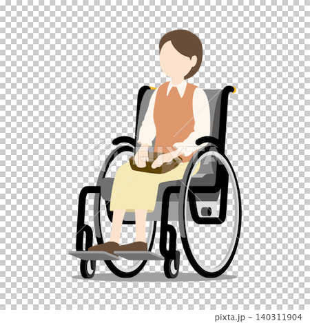 車椅子＿女性 140311904