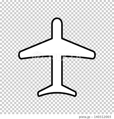 Simple airplane icon Simple airplane icon 140312003