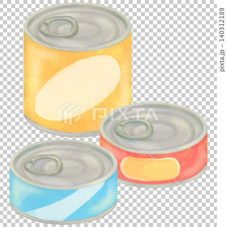 簡單的罐頭食品插畫 簡單的罐頭食品插畫 140312189