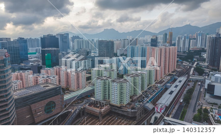 May 24 2026 Kowloon Bay railway urban residential aerial May 24 2026 Kowloon Bay railway urban residential aerial 140312357
