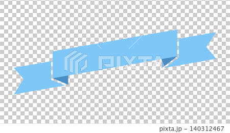 Simple blue ribbon frame material with no outline, diagonal. Simple blue ribbon frame material with no outline, diagonal. 140312467