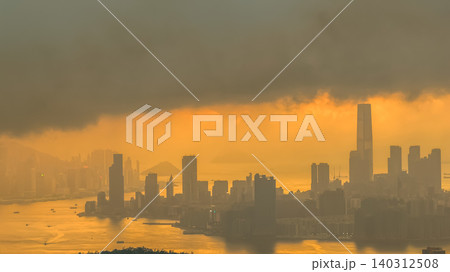 May 25 2026 Kowloon skyline sunset harbor urban view May 25 2026 Kowloon skyline sunset harbor urban view 140312508