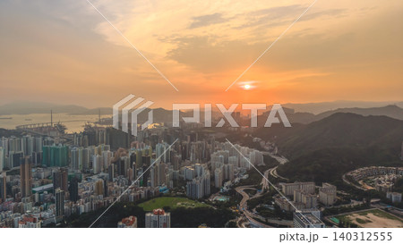 May 29 2022 A Kowloon West skyline at sunset May 29 2022 A Kowloon West skyline at sunset 140312555