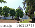 The garden of Japan's National Diet Building in Nagatacho Tokyo Japan 140312758