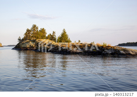 View of the shore of an island on Lake 140313217