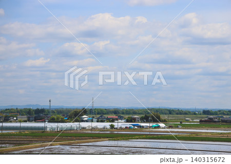 April 25 2026 Omiya Countryside Rice Fields Spring 140315672