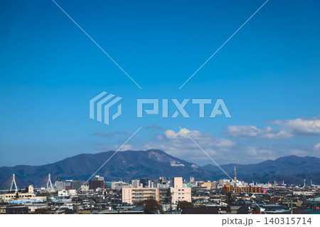 April 25 2026 Aomori City Skyline With Mountain Backdrop April 25 2026 Aomori City Skyline With Mountain Backdrop 140315714