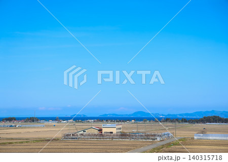 April 25 2026 Aomori Coastal Farmland And Distant Sea April 25 2026 Aomori Coastal Farmland And Distant Sea 140315718