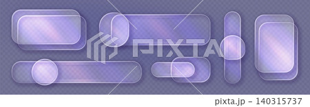 Transparent glass ui slide buttons, liquid effect Transparent glass ui slide buttons, liquid effect 140315737