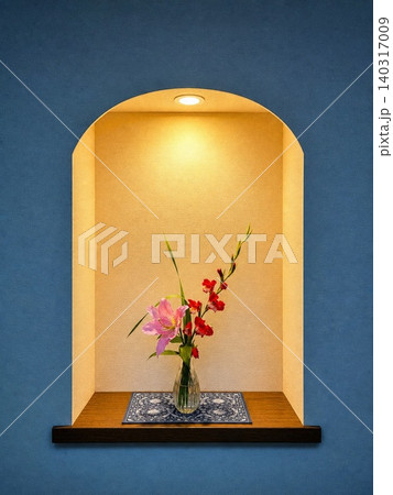 洗練されたインテリア空間を彩る季節の花 洗練されたインテリア空間を彩る季節の花 140317009