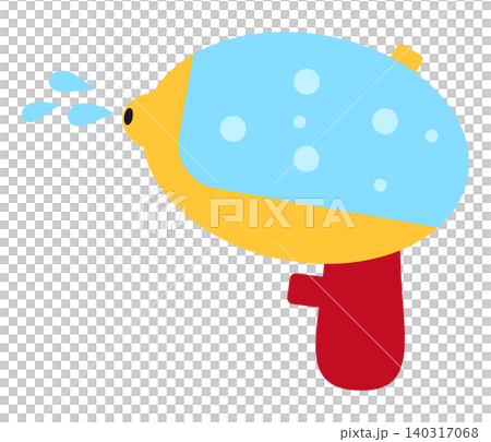 水鉄砲のイラスト 140317068