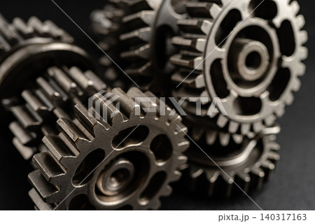 Gear and cogs wheels, clock mechanism, brass metal engine industrial. Gear and cogs wheels, clock mechanism, brass metal engine industrial. 140317163