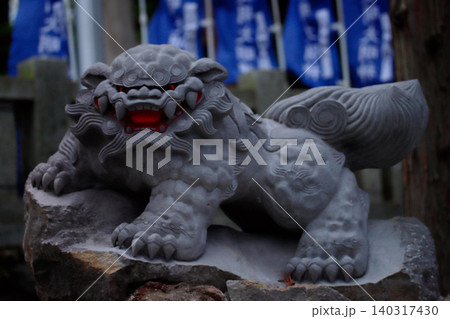 長野県諏訪市・先宮神社の狛犬 長野県諏訪市・先宮神社の狛犬 140317430