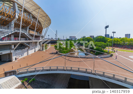 パロマ瑞穂スタジアム、約3万人収容の競技場が完成〈愛知県名古屋市〉 パロマ瑞穂スタジアム、約3万人収容の競技場が完成〈愛知県名古屋市〉 140317959