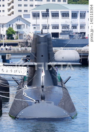 横須賀基地にて一般公開された潜水艦ちょうげい 140318364