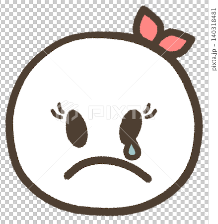 A woman with a downturned mouth crying A woman with a downturned mouth crying 140318481