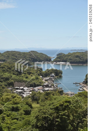 高台から見た九十九島 高台から見た九十九島 140319268