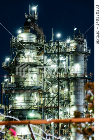 工場夜景 ~神奈川・川崎浮島町・36~ 工場夜景 ~神奈川・川崎浮島町・36~ 140320233