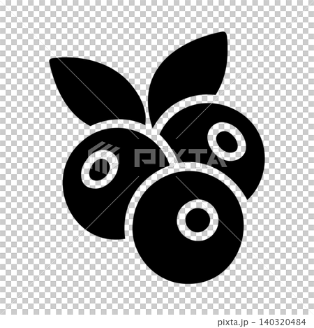 Three cherries flat vector illustration for food and fruit icons 140320484