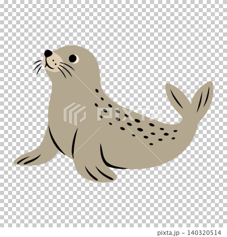 Seal mascot in flat vector style for wildlife illustration and educational material Seal mascot in flat vector style for wildlife illustration and educational material 140320514