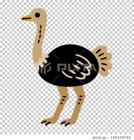 Ostrich cartoon vector illustration for wildlife and animal designs Ostrich cartoon vector illustration for wildlife and animal designs 140320548