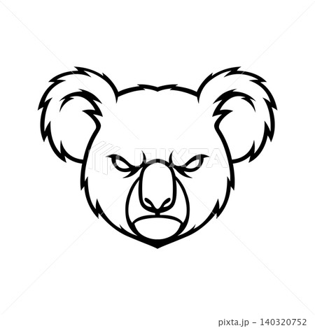 koala mascot logo illustration vector design template simple and clean koala mascot logo illustration vector design template simple and clean 140320752