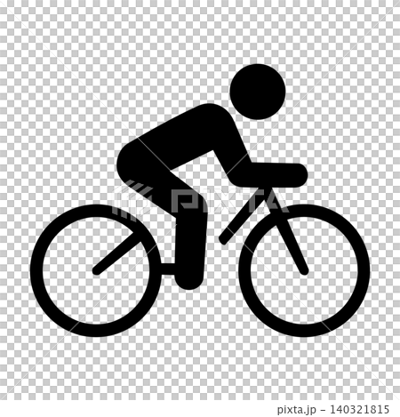 ロードバイク競技ピクトグラム 140321815