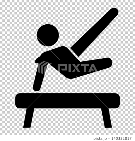 Pictograms of vaulting performances 140321817