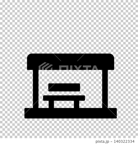 Simple station platform pictograms (black) that are easy to use for station information and transportation maps. Simple station platform pictograms (black) that are easy to use for station information and transportation maps. 140322334
