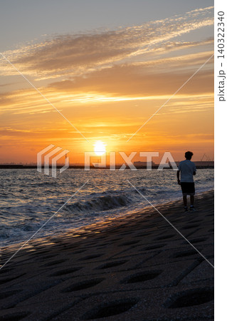 夕日 夕日 140322340