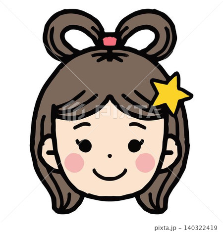 おたよりに使えるかわいい織姫のアイコン 140322419