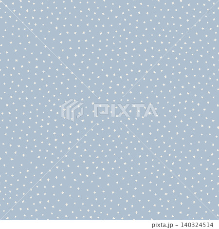 Tiny Hand Drawn Star Seamless Pattern for Nursery and Fabric Design 140324514