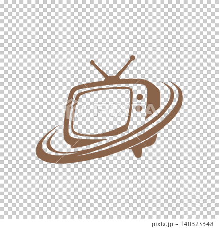 Retro TV seamless repeat pattern in brown vector style for textile print and fabric design Retro TV seamless repeat pattern in brown vector style for textile print and fabric design 140325348