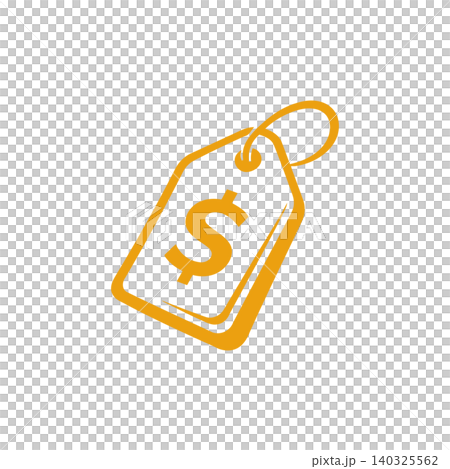 Price tag icon in simple flat vector style for retail and shopping Price tag icon in simple flat vector style for retail and shopping 140325562