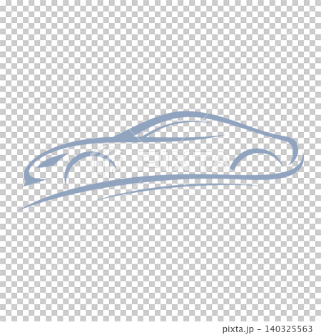 Car silhouette vector illustration for automotive design and wall art 140325563