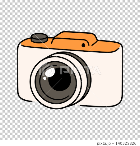 Camera illustration in simple flat vector style for web graphics and design Camera illustration in simple flat vector style for web graphics and design 140325826